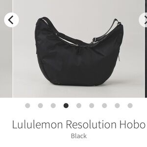 Barely used RARE Lululemon Resolution Hobo bag